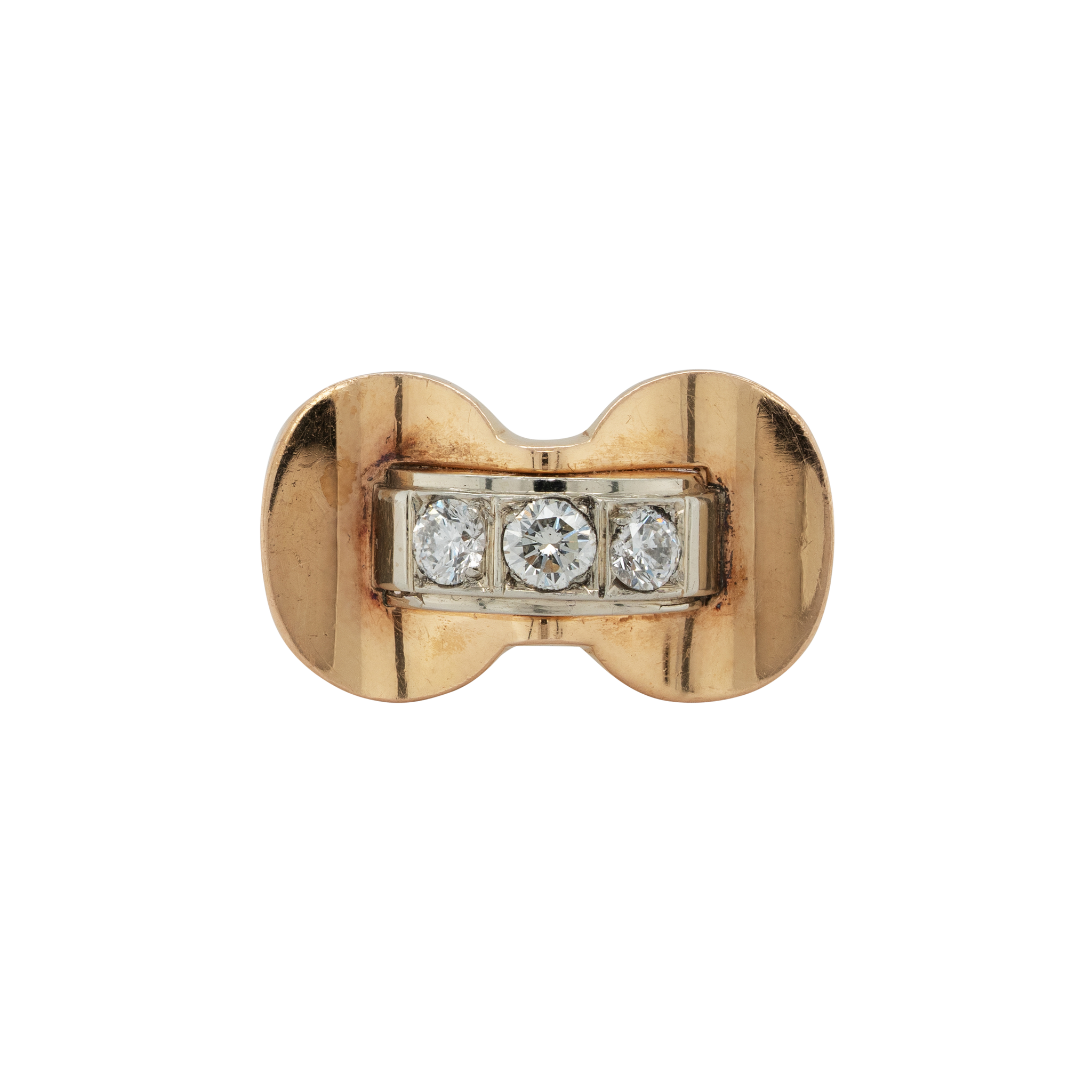 Gold and Diamond Ring, 1940s