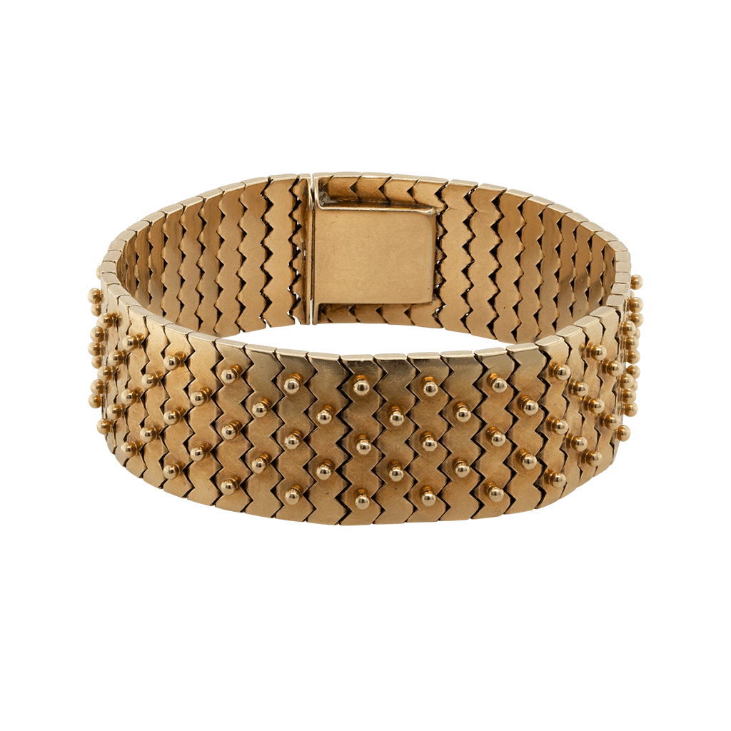 Georges Lenfant, 18ct Gold Bracelet, 1960s