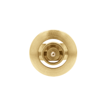 Wendy Ramshaw 18k Brut Gold Ring on Perspex Stand